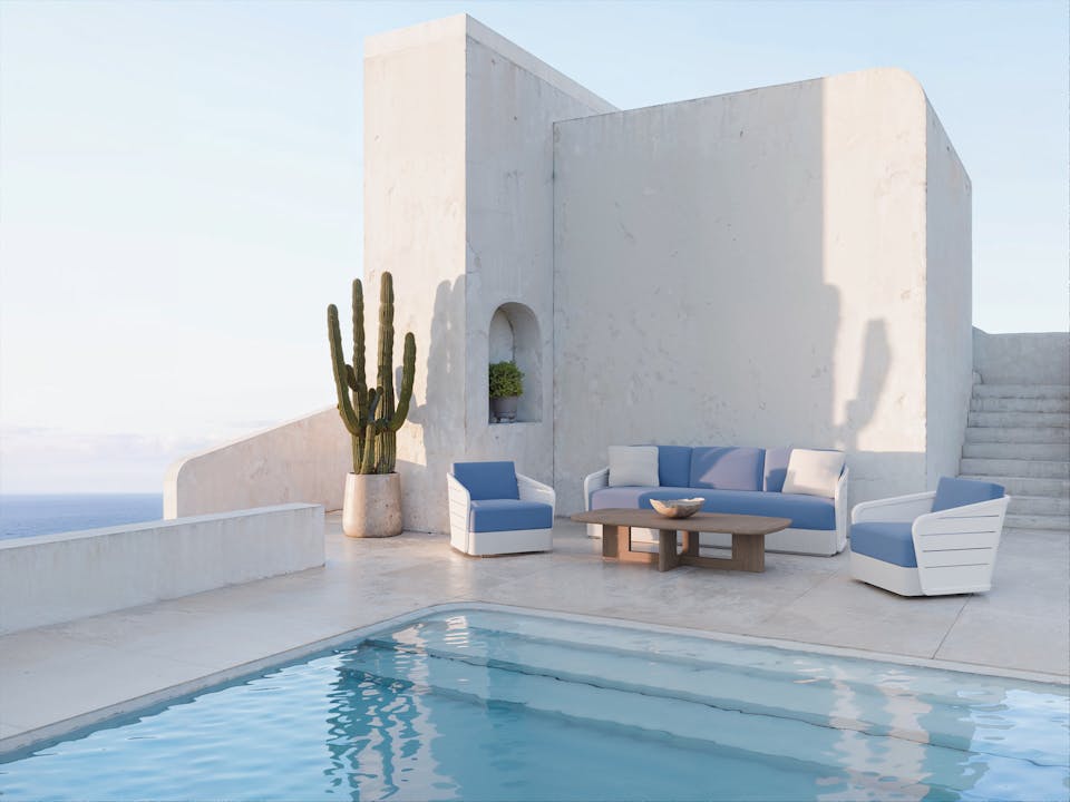 de sousa hughes link outdoor Riviera Staged Install Bone White 2