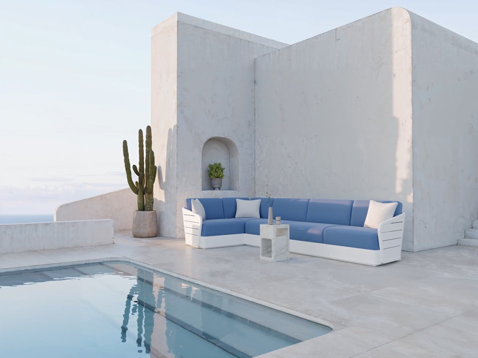 de sousa hughes link outdoor Riviera Staged Install Bone White 1