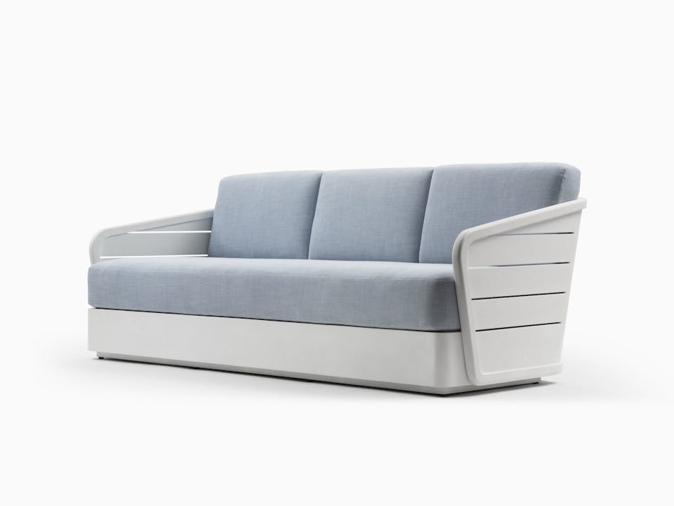 de sousa hughes link outdoor Riviera Sofa Bone White 3