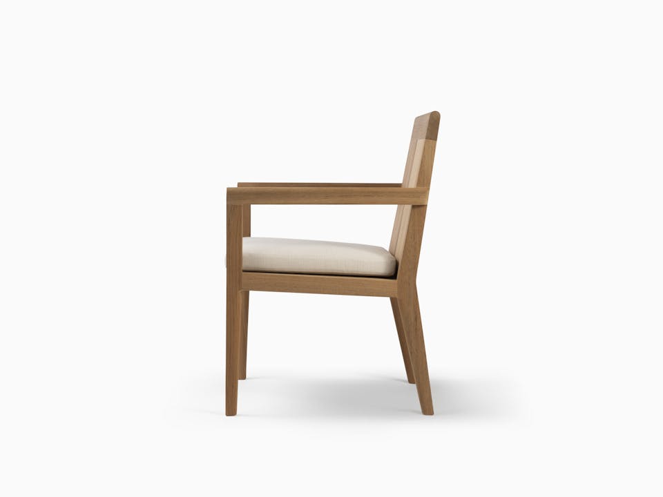 de sousa hughes link outdoor Sand Dollar Dining Arm Chair 4