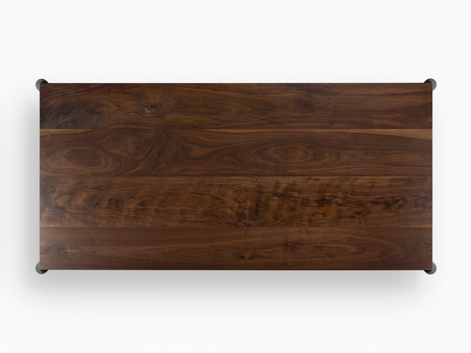 de sousa hughes mark albrecht Four Leg Dining Table Plank Top Overhead