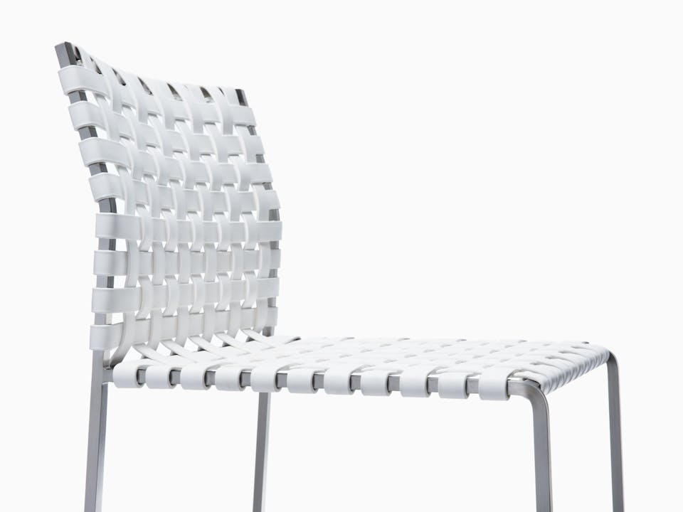 de sousa hughes mark albrecht Outdoor High Woven Back Satin White Seat
