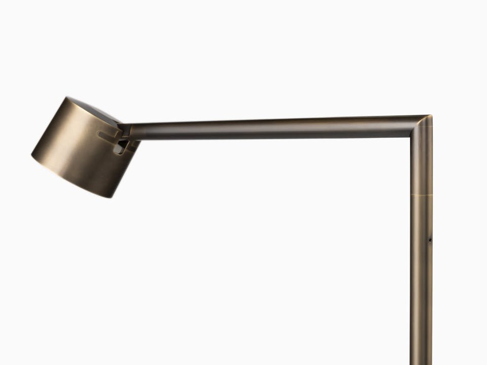 de sousa hughes mark albrecht Bodie Floor Lamp bronze metal shade detail