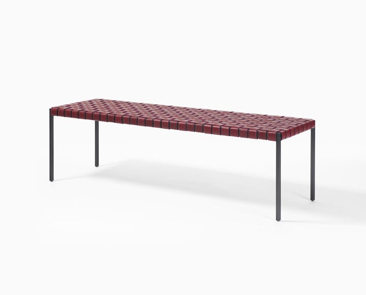 de sousa hughes mark albrecht Classic Bench Black Steel Red Angle
