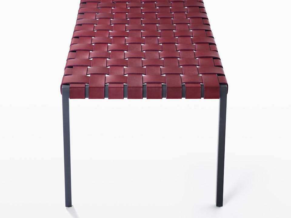 de sousa hughes mark albrecht Classic Bench Black Steel Red End