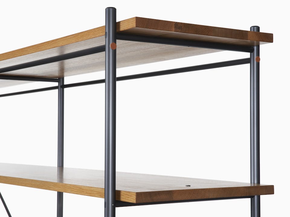 de sousa hughes mark albrecht harwood shelving oak detail 2