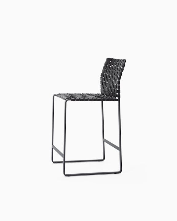 de sousa hughes mark albrecht High Woven Back Stool Counter Black 2