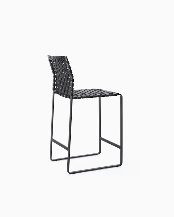 de sousa hughes mark albrecht High Woven Back Stool Counter Black