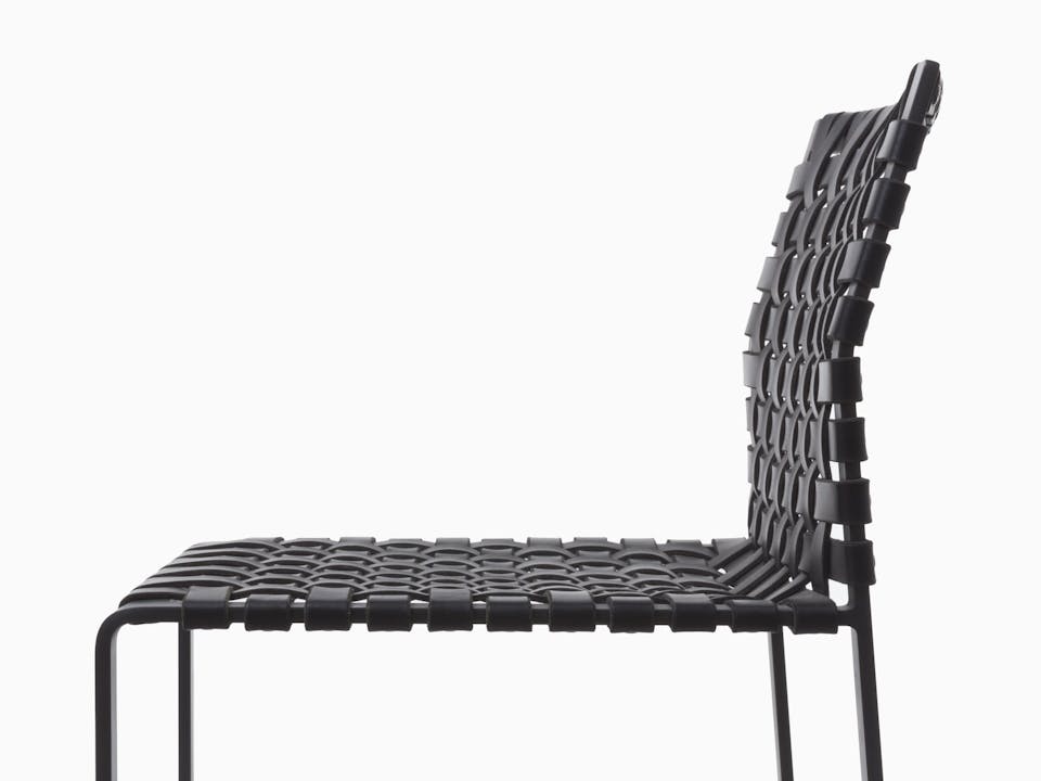 de sousa hughes mark albrecht High Woven Back Stool Counter Black Detail