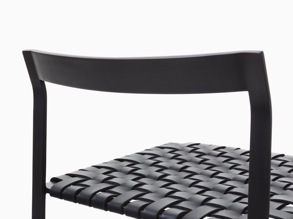 de sousa hughes mark albrecht Metal Back Bar Stool Black Black Back Detail