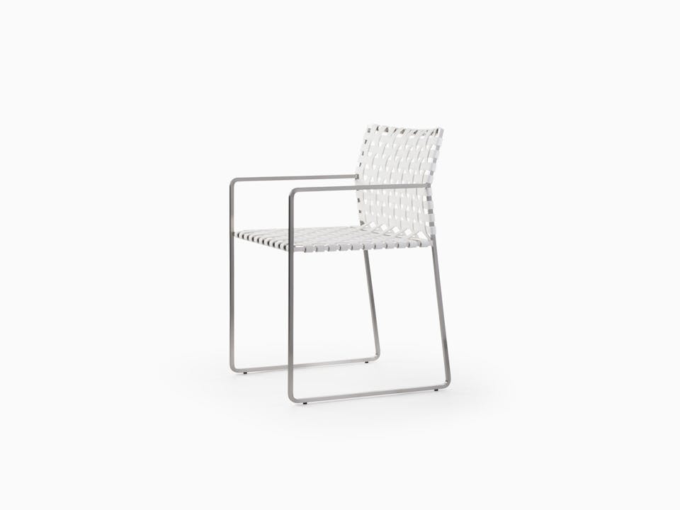 de sousa hughes mark albrecht Outdoor Armchair Satin White