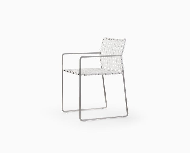 de sousa hughes mark albrecht Outdoor Armchair Satin White