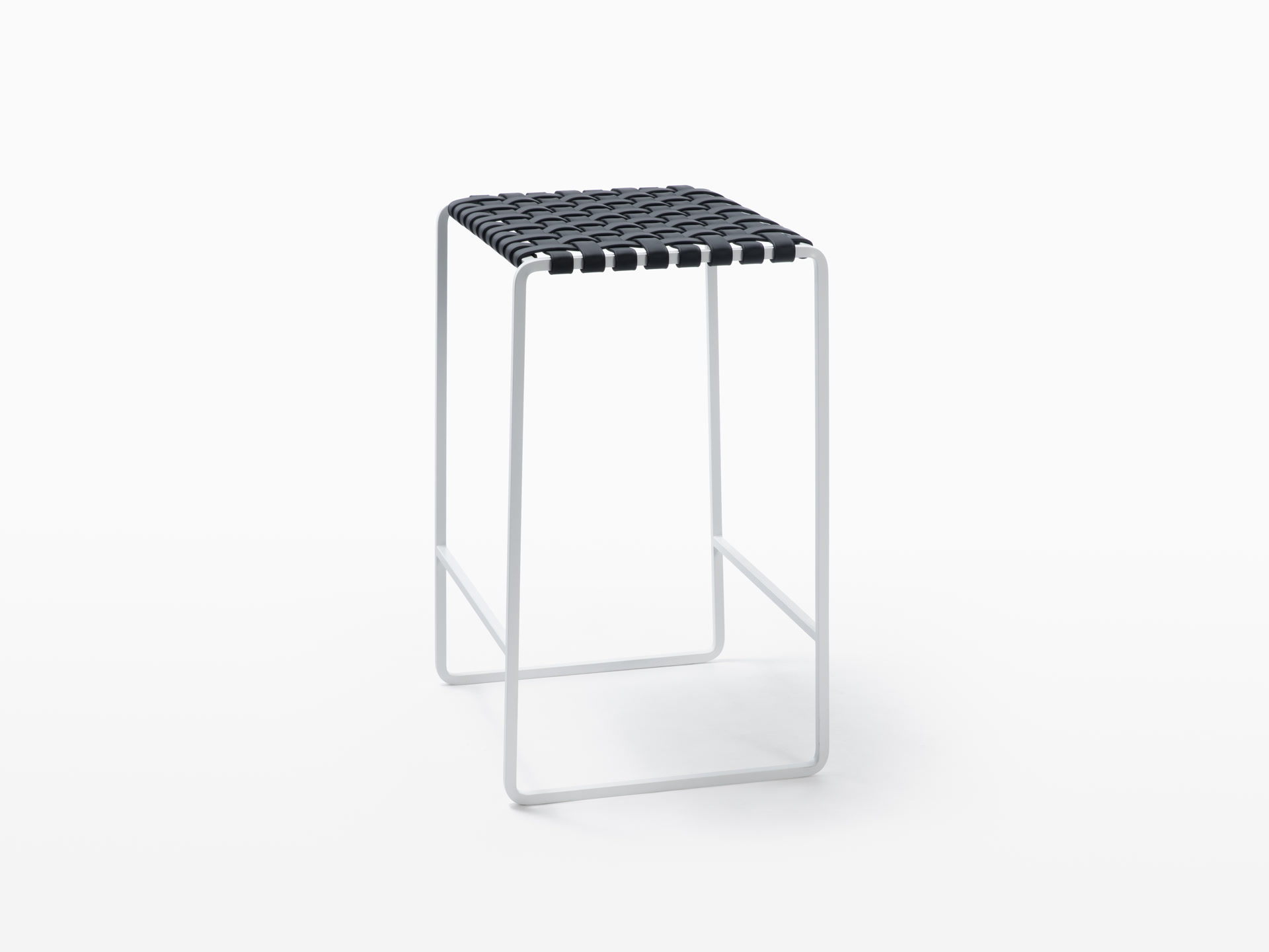 de sousa hughes mark albrecht Outdoor Backless Stool PC White Black