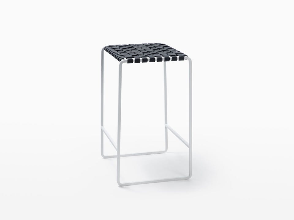de sousa hughes mark albrecht Outdoor Backless Stool PC White Black