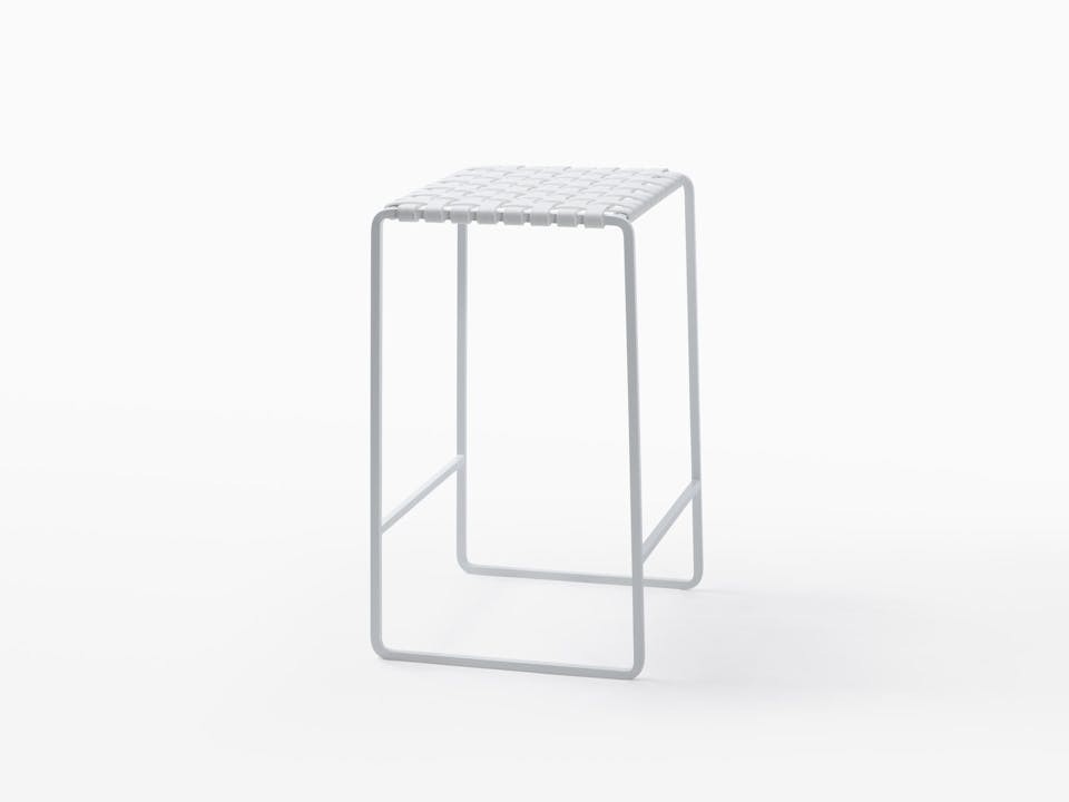de sousa hughes mark albrecht Outdoor Backless Stool PC White White