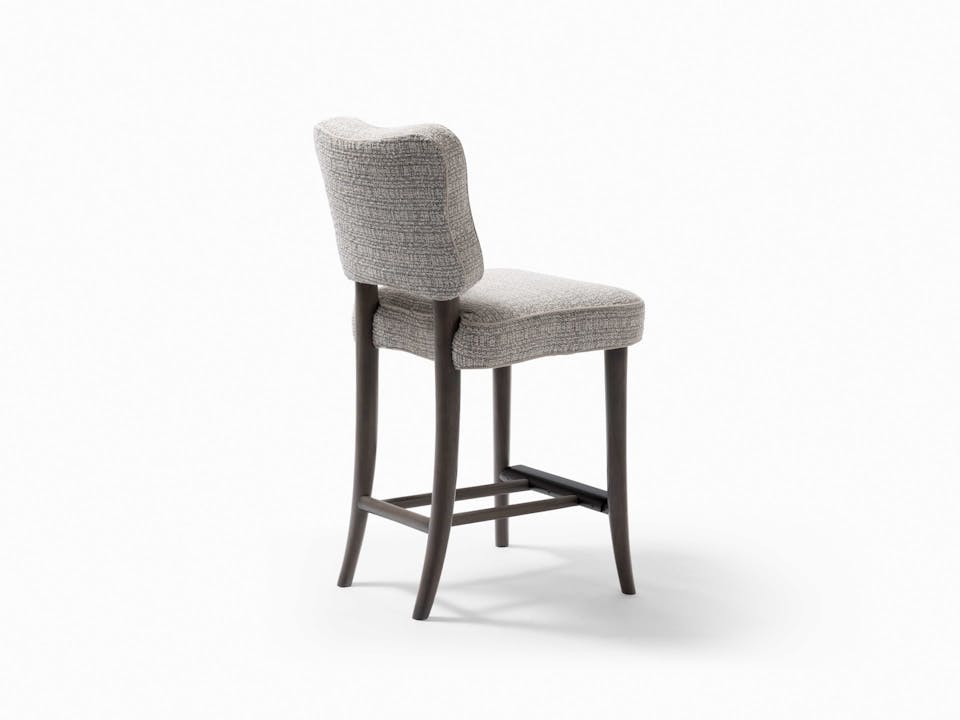 de sousa hughes mattaliano royere armless barstool back angle