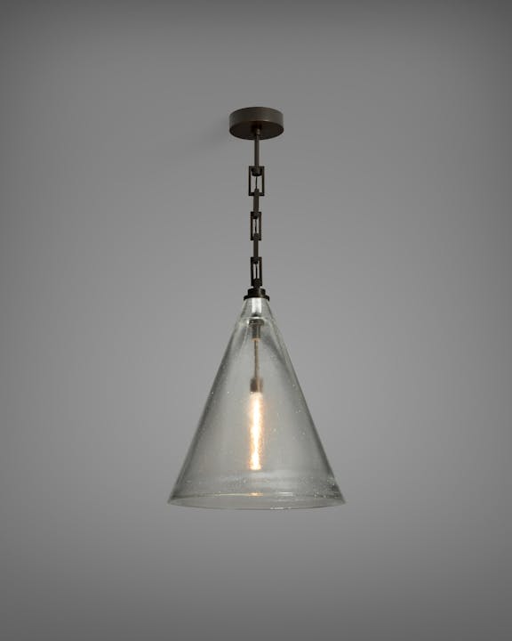 de sousa hughes mattaliano Conique Chandelier size 1 dark background