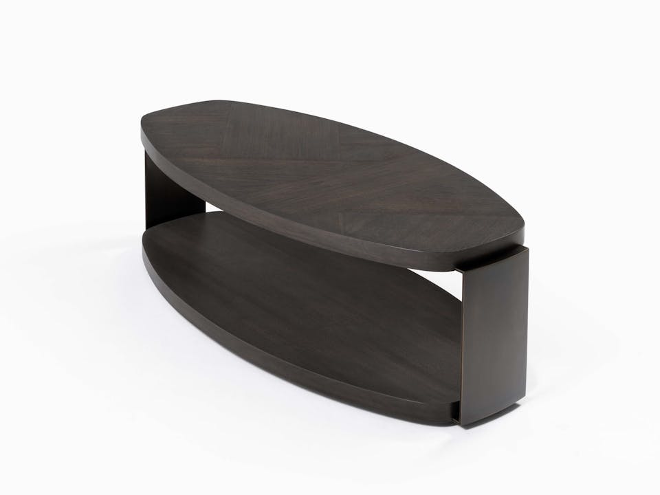 de sousa hughes mattaliano ettore oval cocktail table side angle