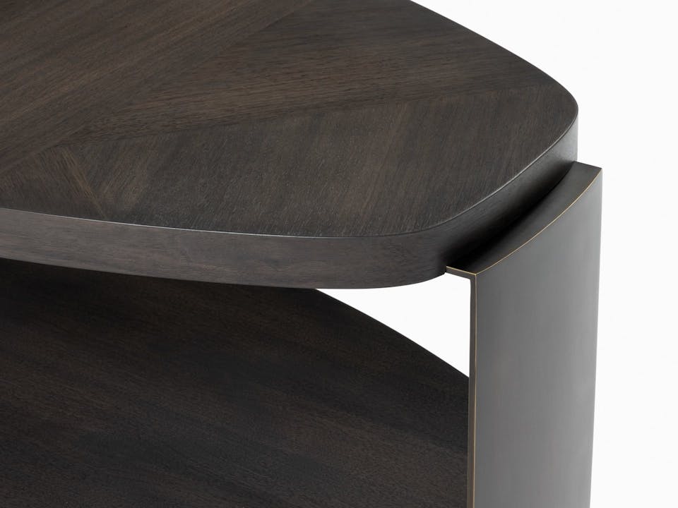 de sousa hughes mattaliano ettore oval cocktail table detail
