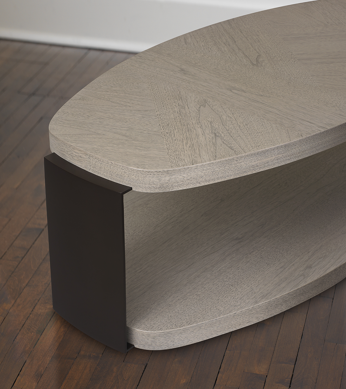 de sousa hughes mattaliano ettore oval cocktail table side detail