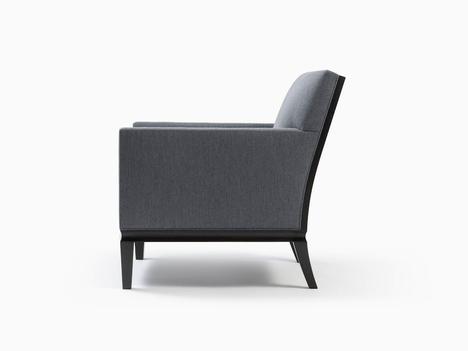 de sousa hughes mattaliano flute lounge chair side