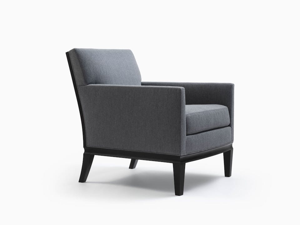 de sousa hughes mattaliano flute lounge chair