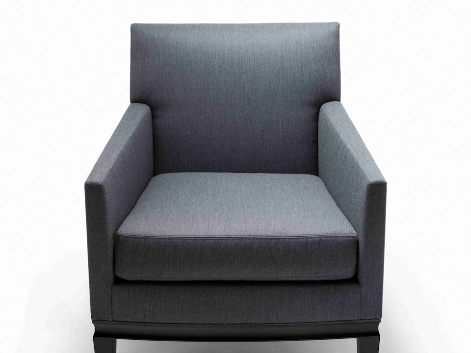 de sousa hughes mattaliano flute lounge chair top detail