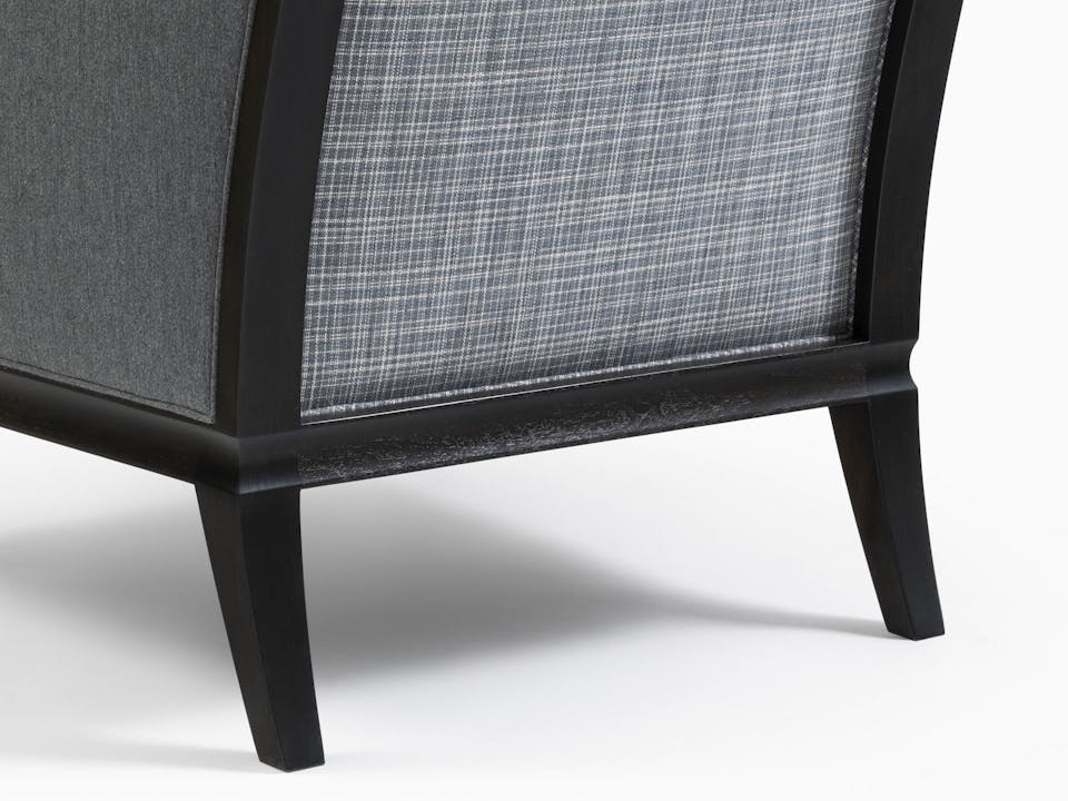 de sousa hughes mattaliano flute lounge chair feet