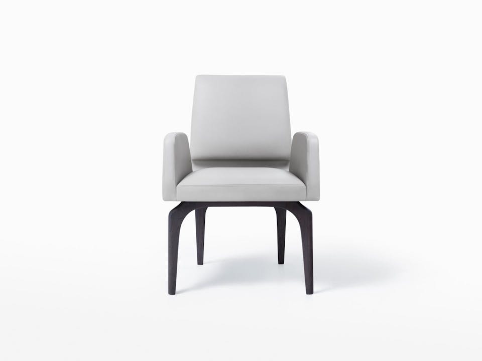 de sousa hughes mattaliano motto dining chair with arms front