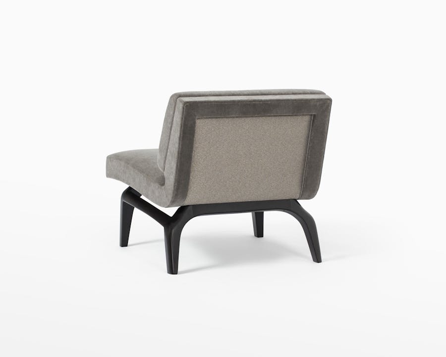 de sousa hughes mattaliano motto lounge chair back angle