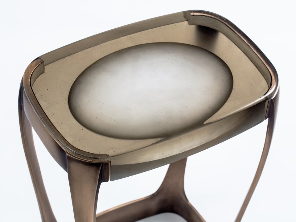 de sousa hughes mattaliano phoebe drink table top detail