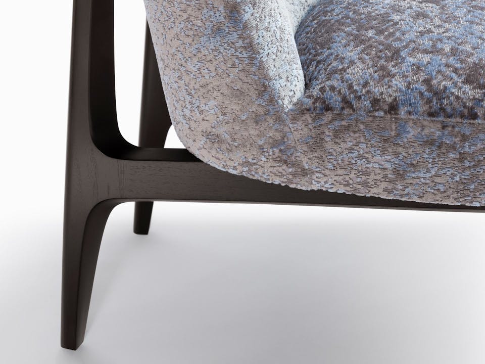 de sousa hughes mattaliano sabre club chair foot detail