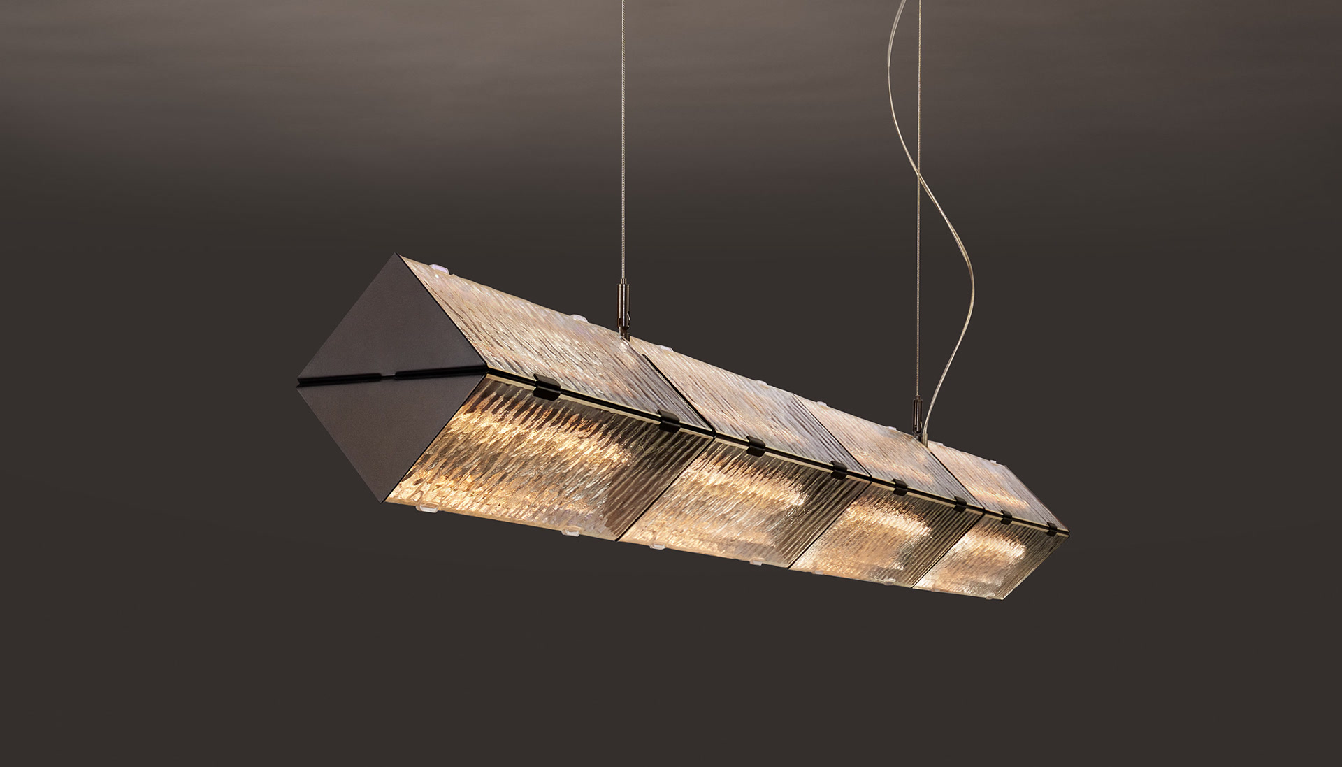 de sousa hughes McEwen Lighting Prism Linear Suspension angle