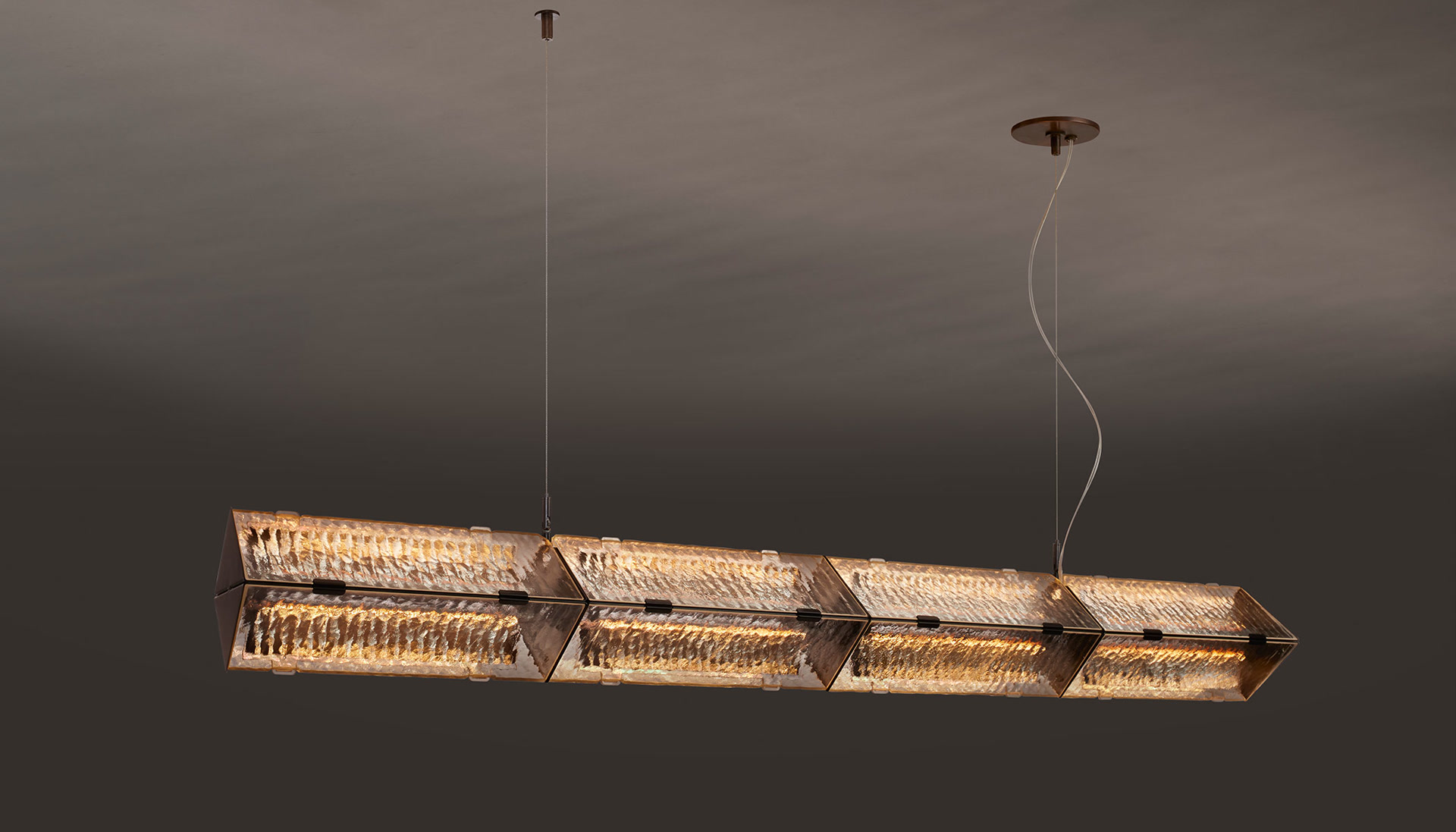 de sousa hughes McEwen Lighting Prism Linear Suspension angle 3