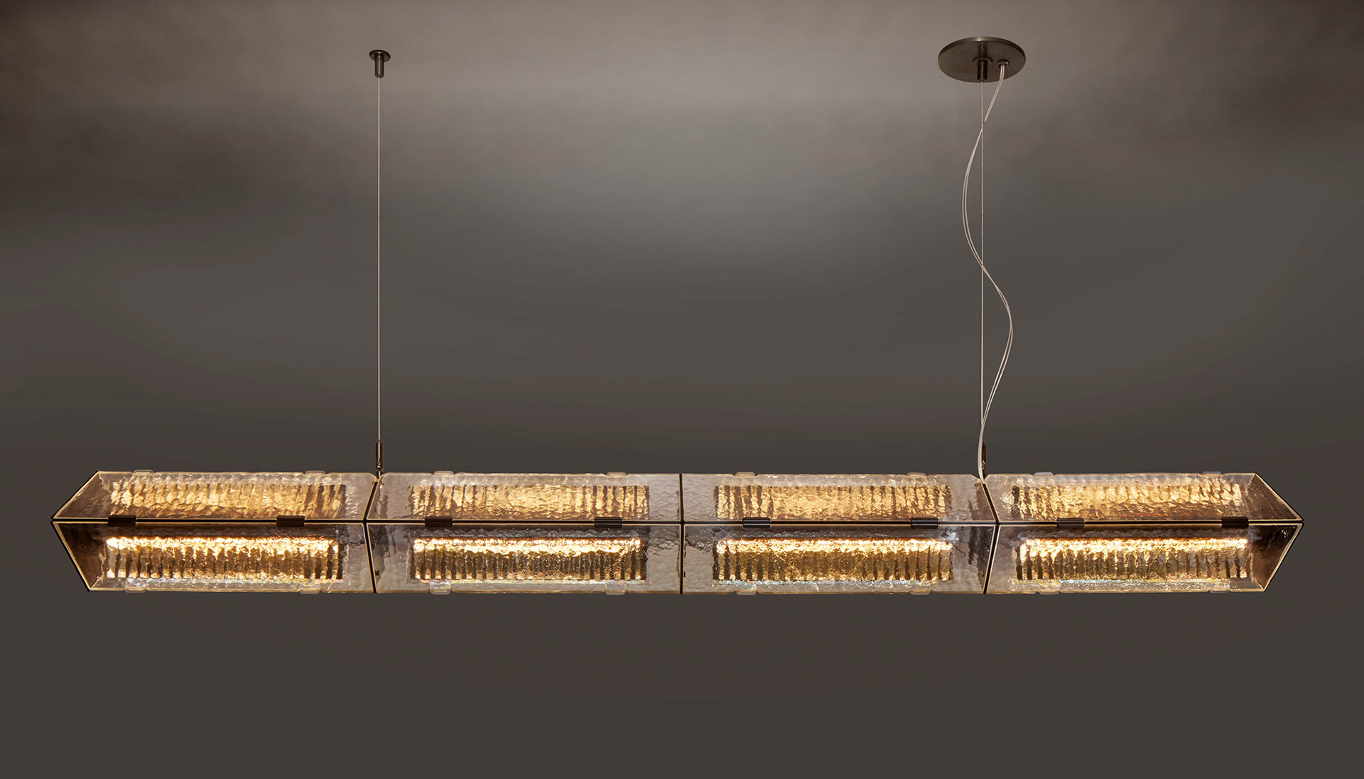 de sousa hughes McEwen Lighting Prism Linear Suspension Front