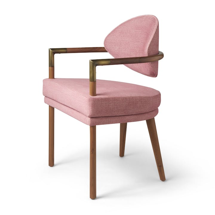 de sousa hughes natasha baradaran Evil Eye armchair angle