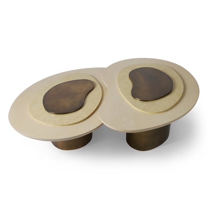 de sousa hughes natasha baradaran Lago Nesting Tables top angle