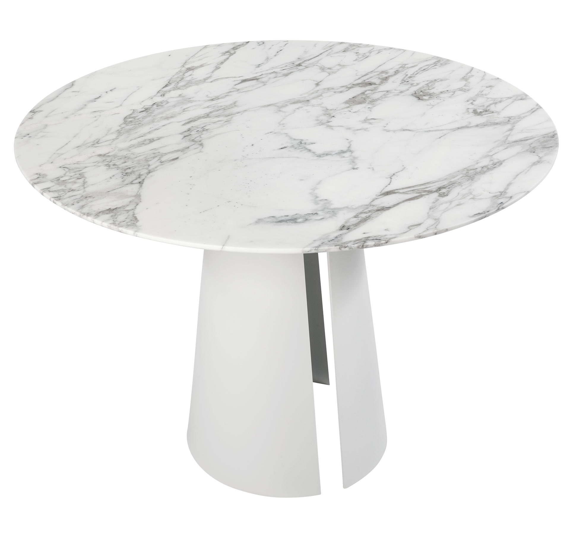 de sousa hughes powell bonnell Churner dining table top white base