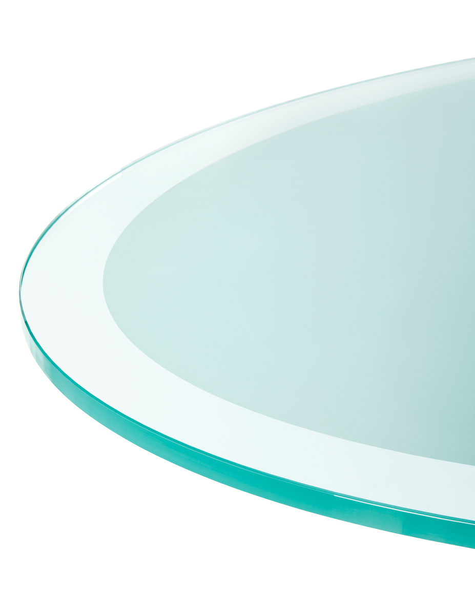 de sousa hughes powell bonnell Fuego dining table glass top detail top