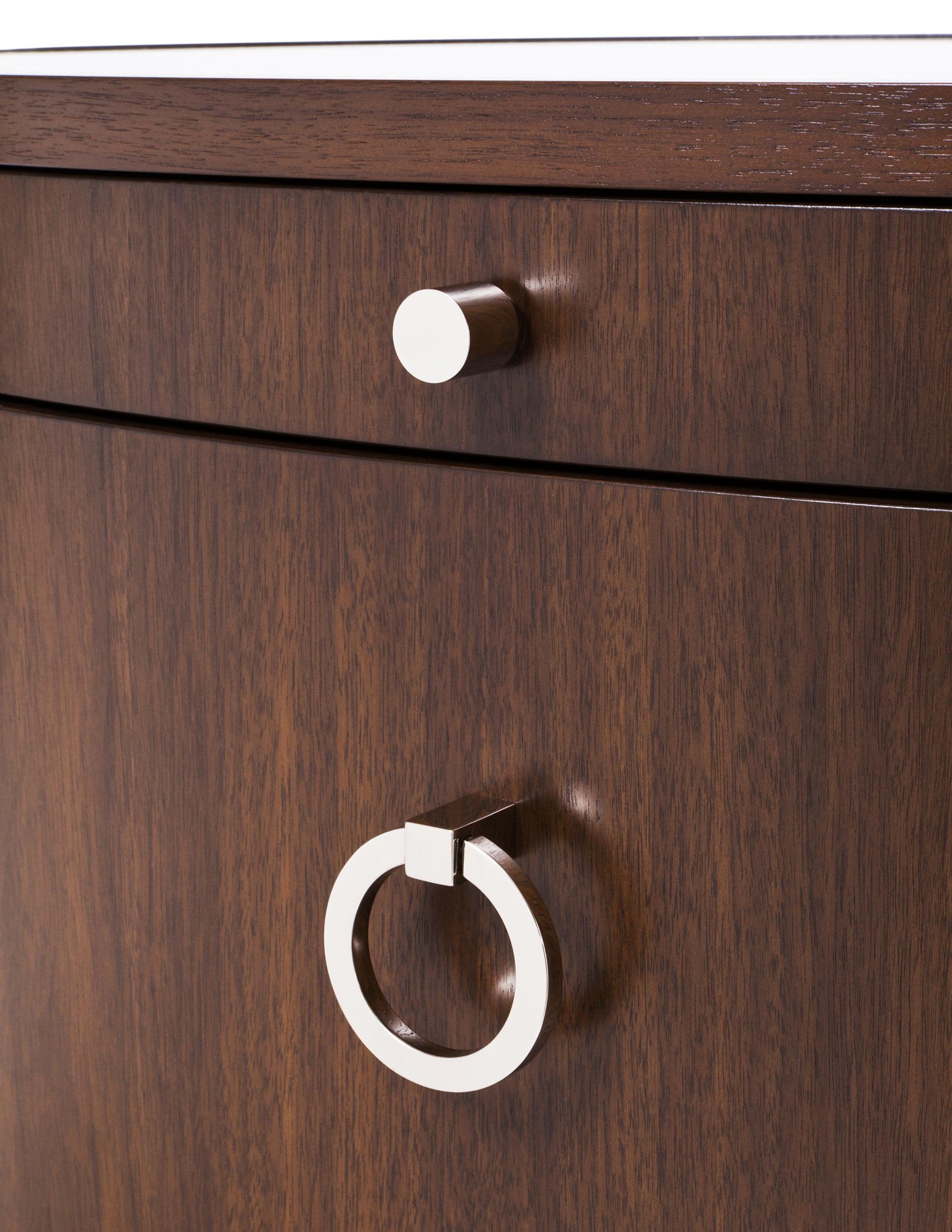 de sousa hughes powell bonnell Hastings Nightstand detail of both pulls