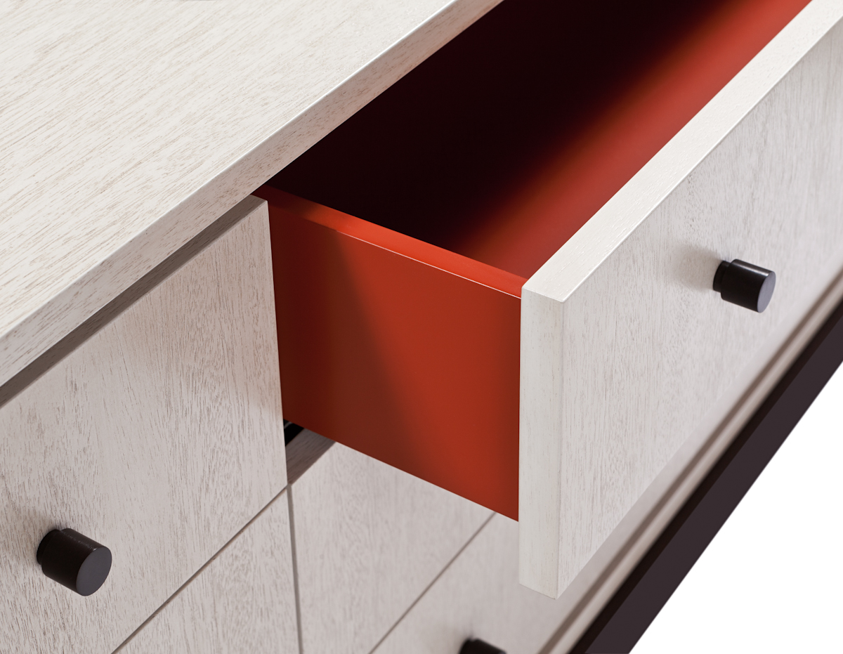 de sousa hughes powell bonnell Juan dresser drawer detail