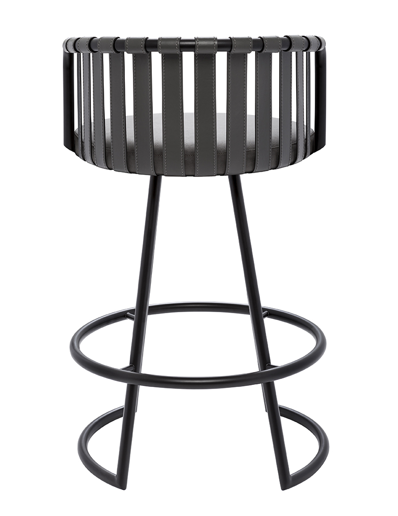 de sousa hughes powell bonnell mesa swivel stool dark isometric back