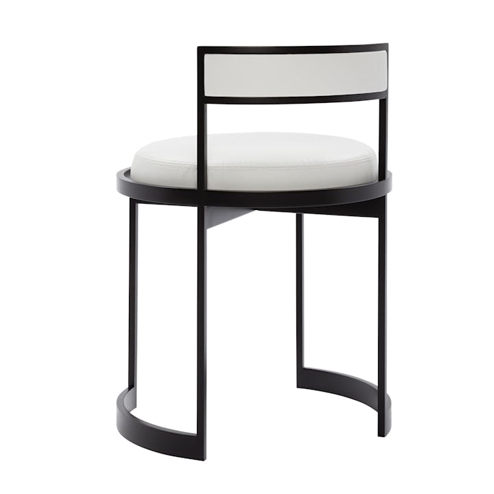 de sousa hughes powell bonnell Nobi vanity stool rear quarter view