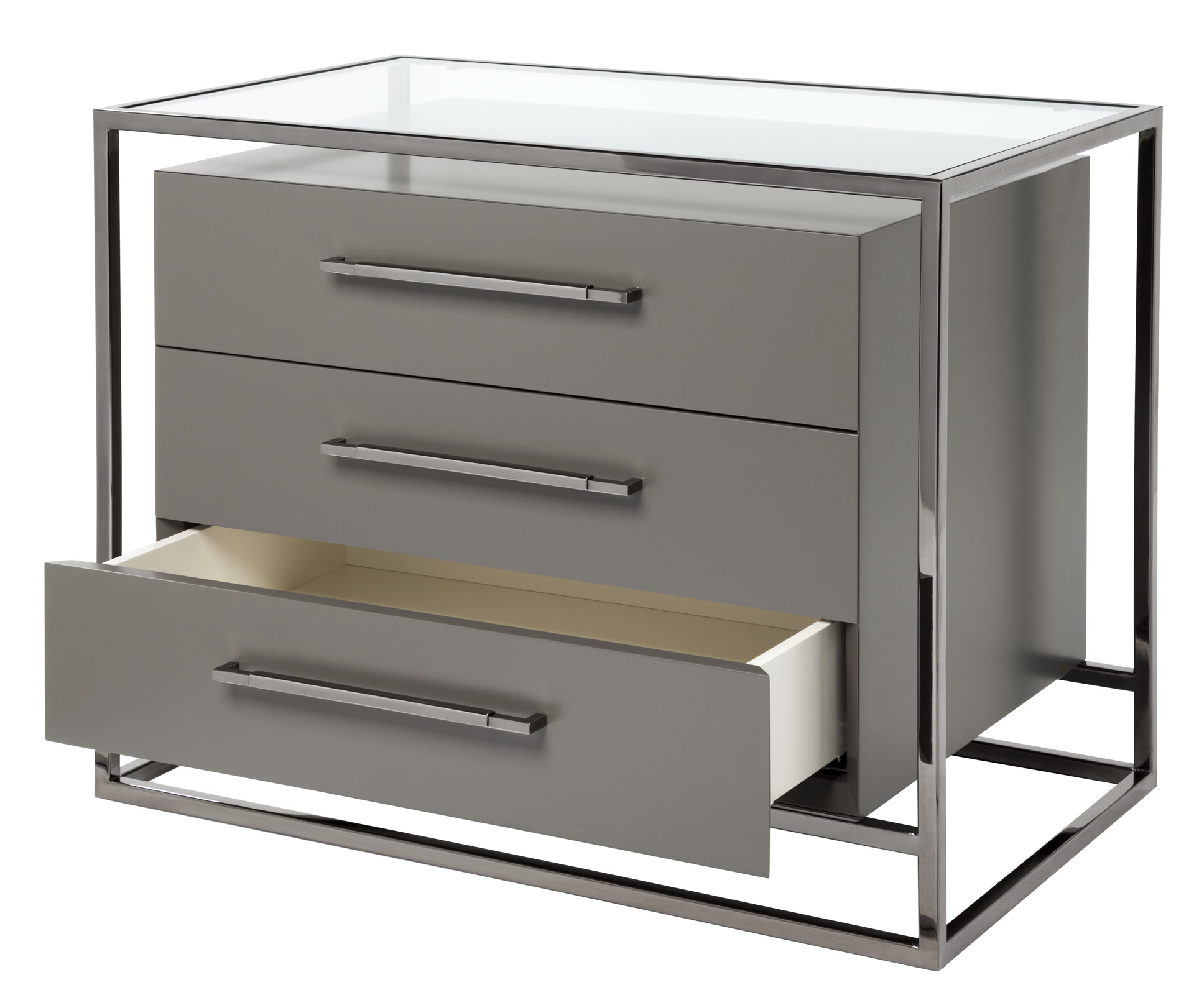 de sousa hughes powell bonnell Savoy nightstand quarter with drawer open