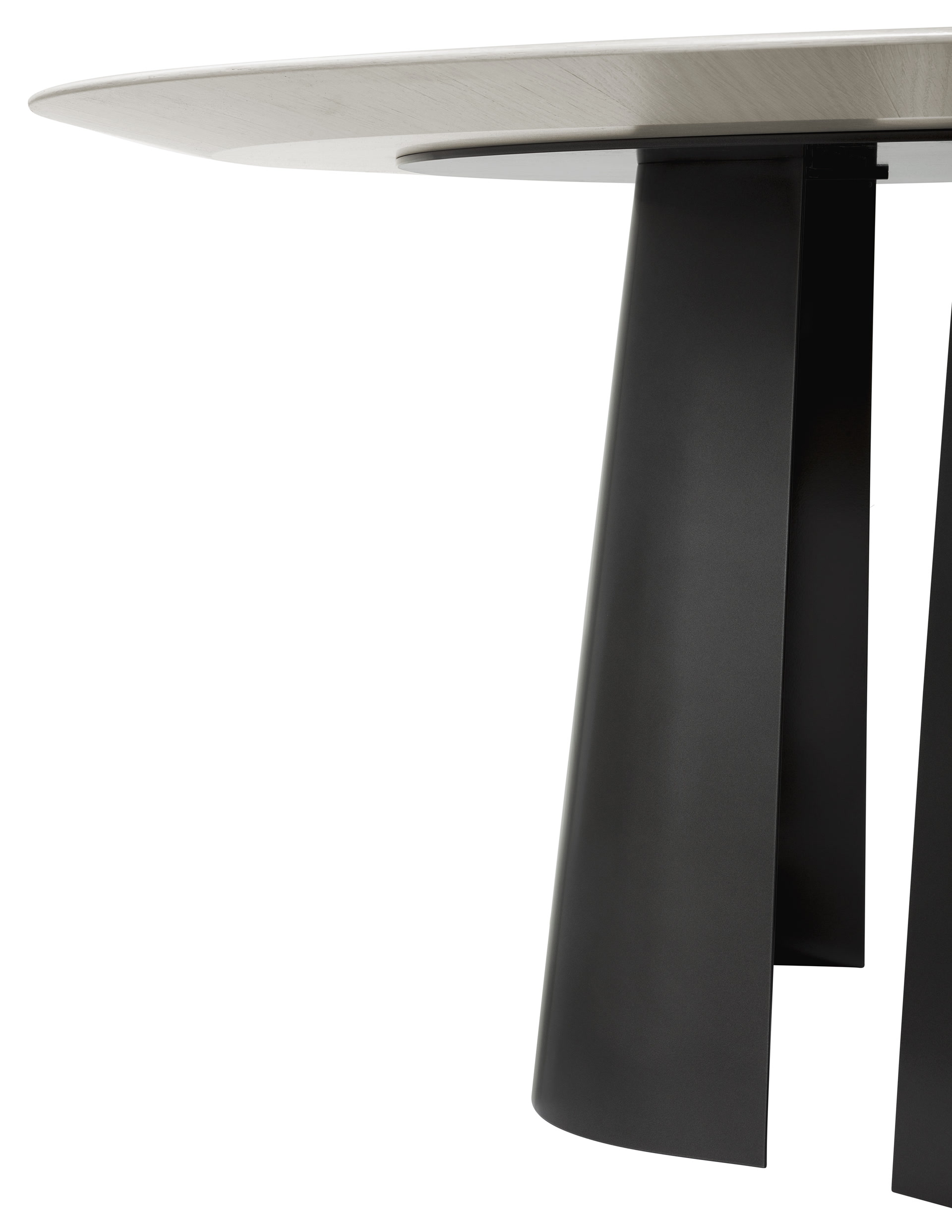 de sousa hughes powell bonnell Snow dining table round 60 diameter detail 02