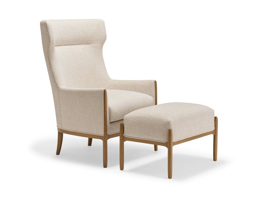 de sousa hughes quintus Anissa Lounge Chair with ottoman