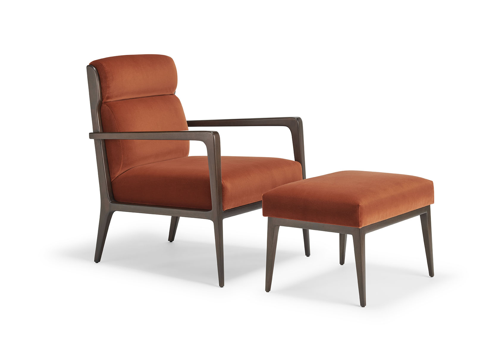 de sousa hughes quintus Luca Lounge Chair with ottoman