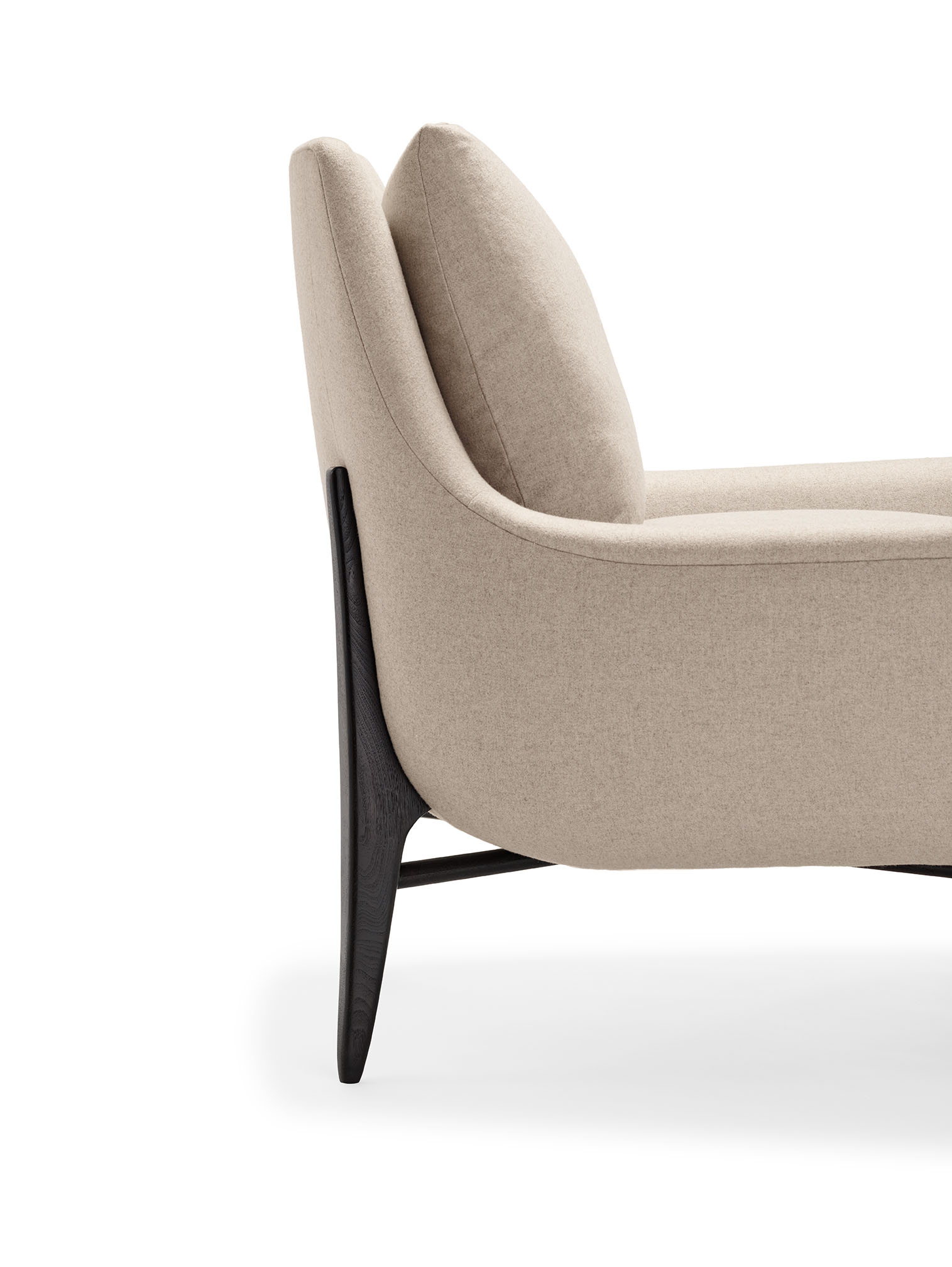 de sousa hughes quintus Lynne Lounge Chair side