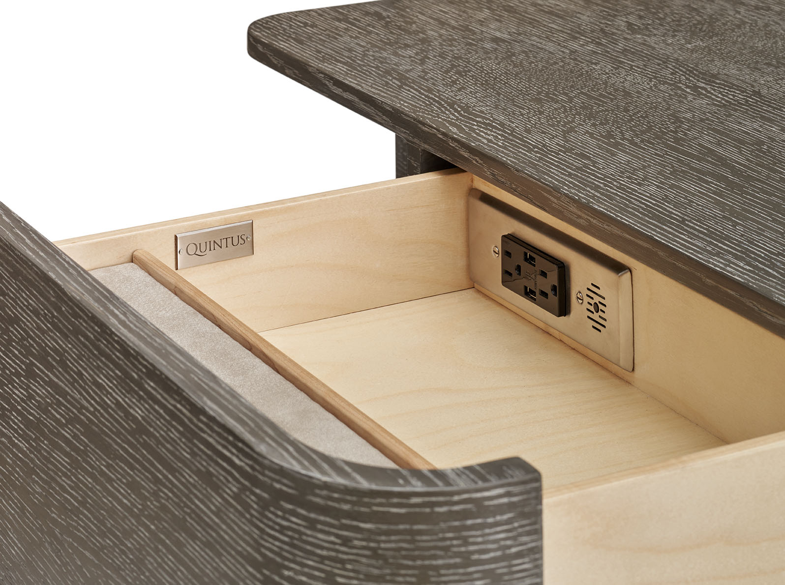 de sousa hughes quintus Raggio Nightstand drawer detail