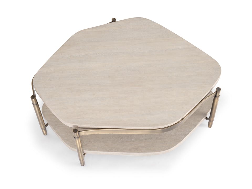 de sousa hughes quintus Sabana Coffe Table 2 tier top view